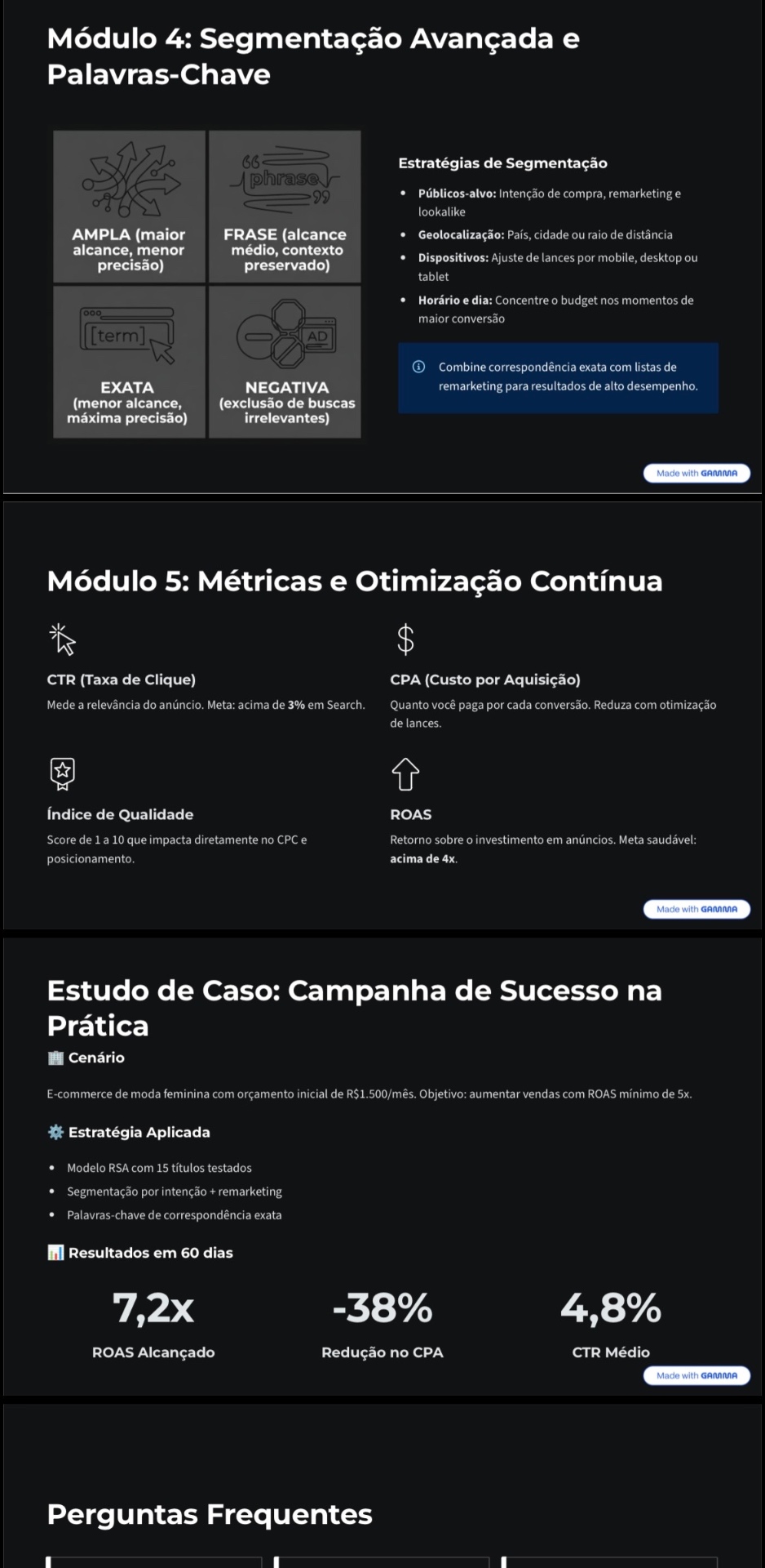 Prévia do ebook — Módulo 4 Segmentação Avançada, Módulo 5 Métricas e Estudo de Caso